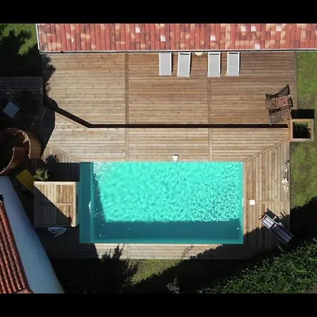 Villa La Pavotte 4* 11 Personnes.Piscine Chauffee.Jaccuzy Option. Mimizan Exterior foto